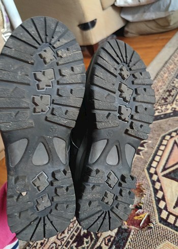 Erkek Siyah Yılan Desenli Lastikli Bot - Görsel 5