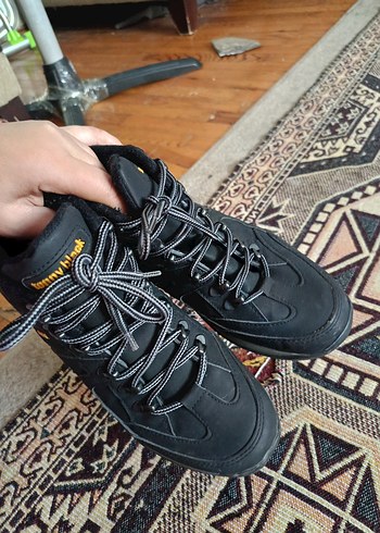 Erkek Siyah Yılan Desenli Lastikli Bot - Görsel 6