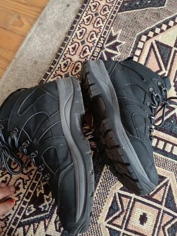 Erkek Siyah Yılan Desenli Lastikli Bot - Görsel 4