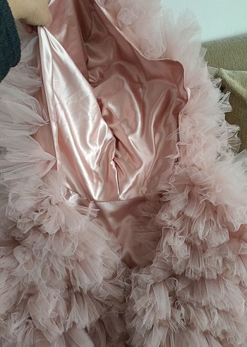 kadın için Pembe Fırfırlı Bolero - Görsel 5