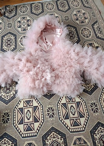 kadın için Pembe Fırfırlı Bolero - Görsel 7