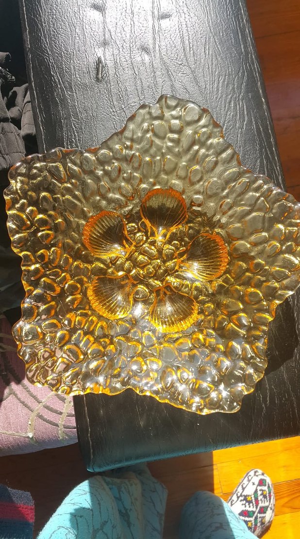 Bej Yılan Desenli Bohem Tabak Seti - Görsel 2