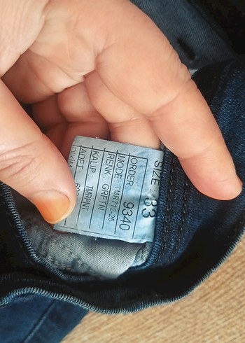 Koyu Mavi Kadın Kısa Denim Şort - Görsel 3