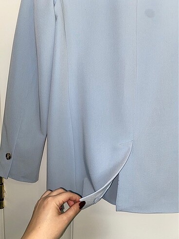 xs Beden mavi Renk Bershka Blazer Ceket