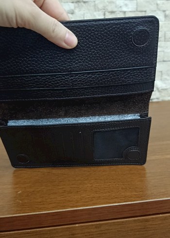 Kilitli Koyu Kahverengi Deri Kadın Cüzdanı orjinal ayyıldız - Görsel 3