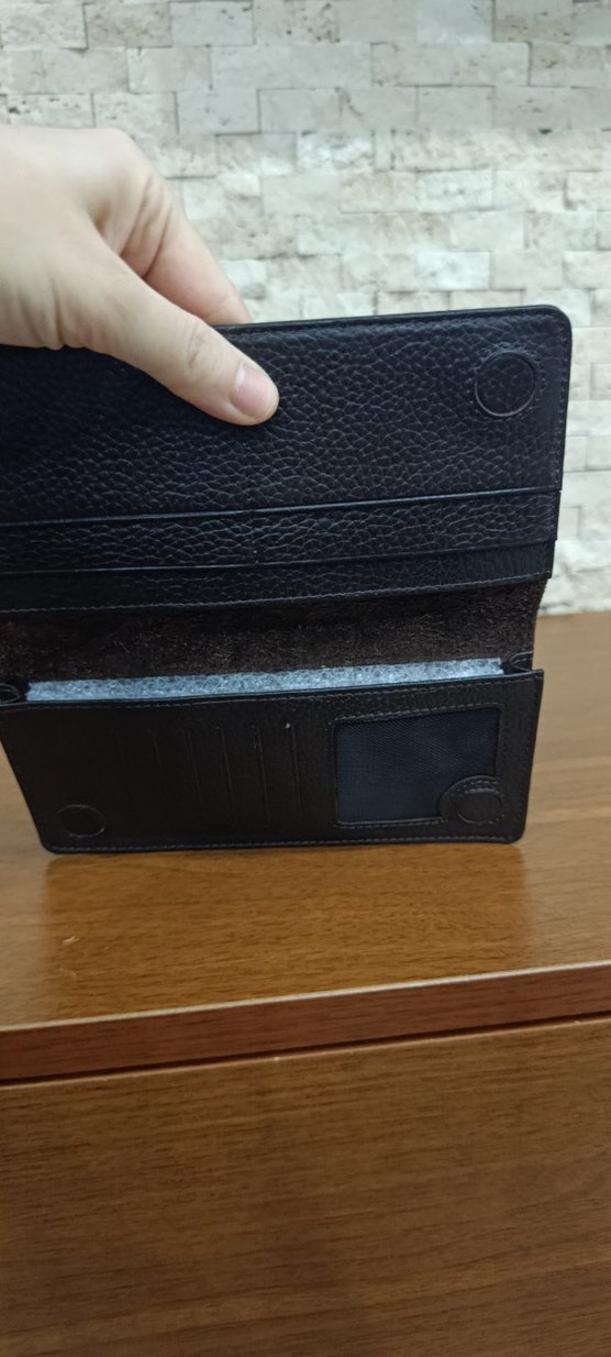 Kilitli Koyu Kahverengi Deri Kadın Cüzdanı orjinal ayyıldız - Görsel 3