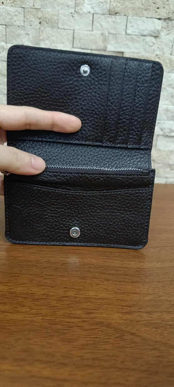 kahverengi Deri Ayyıldız Kadın Cüzdanı - Görsel 5