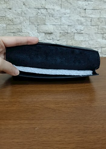 Siyah Deri Kadın Cüzdanı Tokalı orjinal ayyıldız - Görsel 4