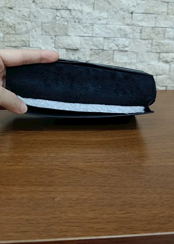 Siyah Deri Kadın Cüzdanı Tokalı orjinal ayyıldız - Görsel 3