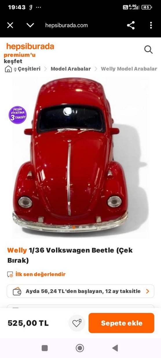 Kırmızı Oyuncak Araba - Görsel 4