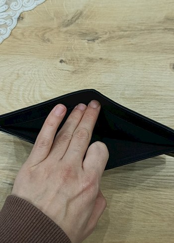 Siyah Minimalist Erkek Cüzdan - Görsel 3