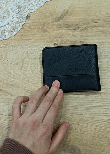 Siyah Minimalist Erkek Cüzdan - Görsel 4