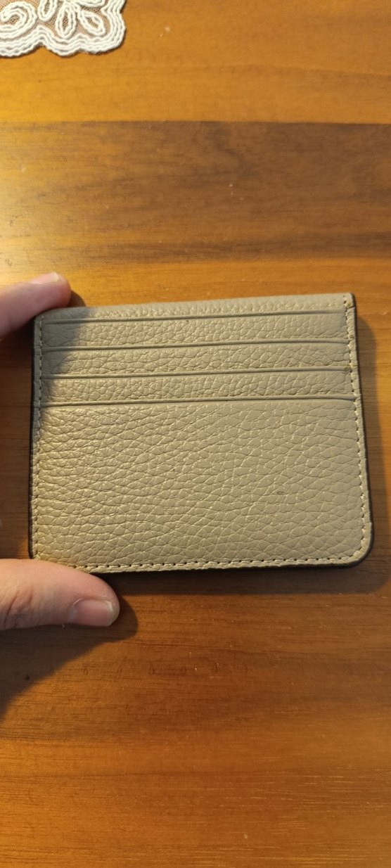 Bej Deri Mıknatıslı kartlık - Görsel 2