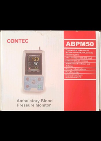 CONTEC ABPM50 Taşınabilir Tansiyon Ölçer - Görsel 4