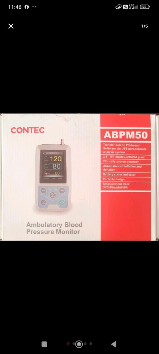 CONTEC ABPM50 Taşınabilir Tansiyon Ölçer - Görsel 4