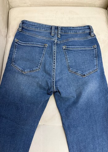 Mavi Kadın Denim Midi Boy Kot Pantolon - Görsel 2