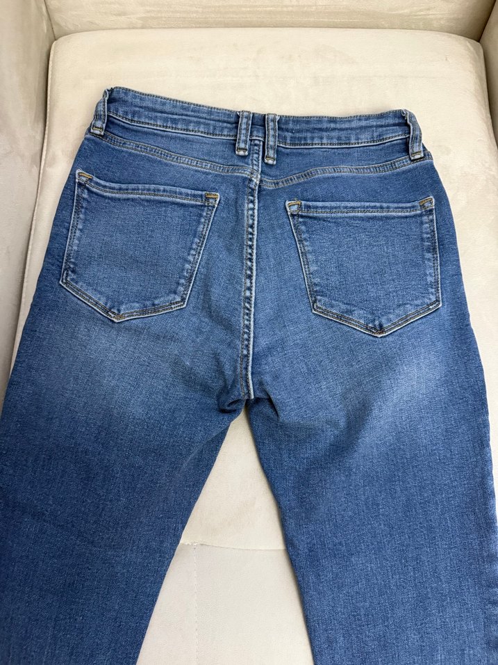 Mavi Kadın Denim Midi Boy Kot Pantolon - Görsel 2
