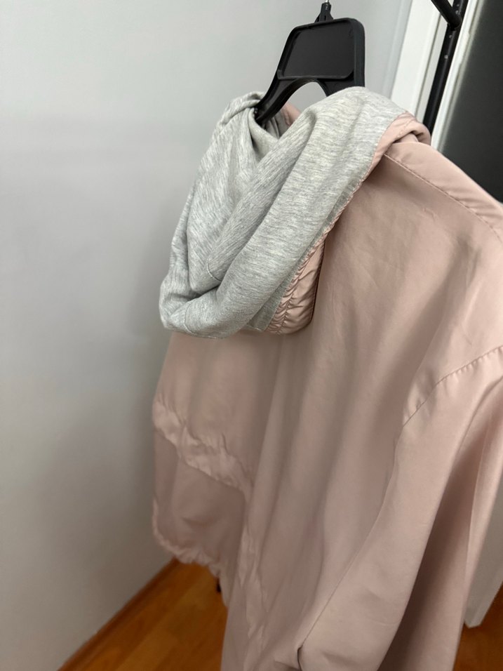 Bej Midi Kadın Ceket, Rahat Kesim, Düğmeli - Görsel 4