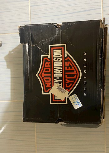 Erkek Harley-Davidson Kahverengi Deri Biker Bot - Görsel 6