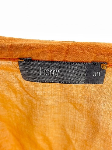 38 Beden turuncu Renk Herry Bluz %70 İndirimli.