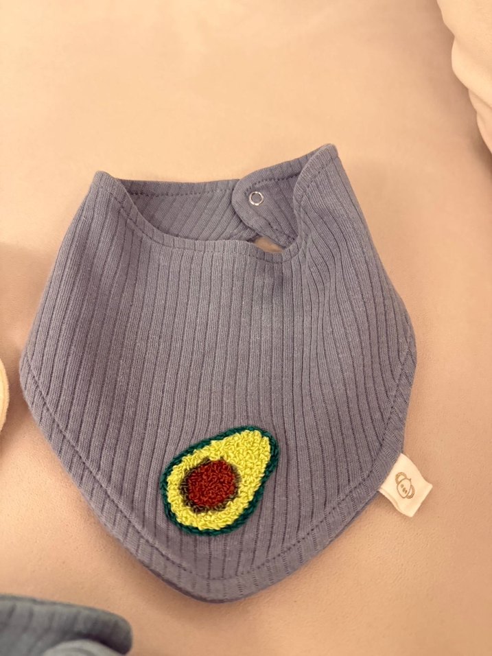 Oh la la koala Nakışlı 3 lü mama önlüğü - Görsel 3