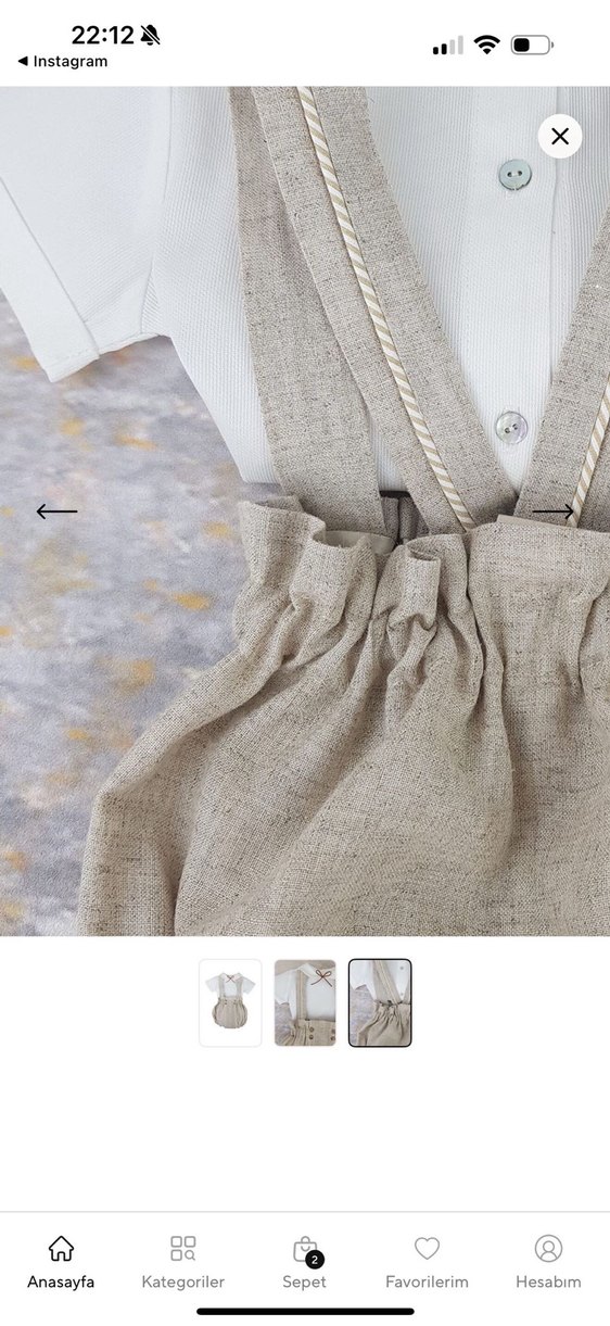 Littleku erkek salopet seti - Görsel 4