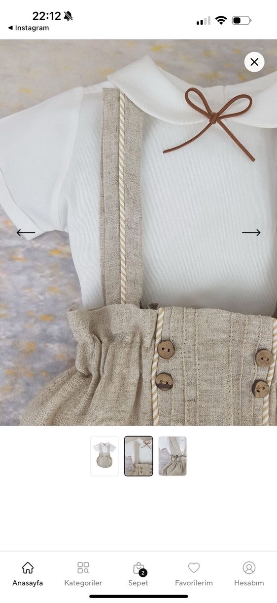 Littleku erkek salopet seti - Görsel 3