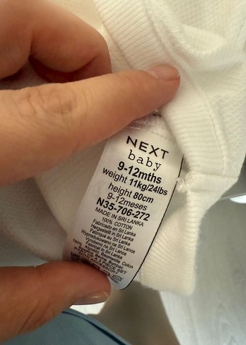 Next Baby salopet takım - Görsel 4