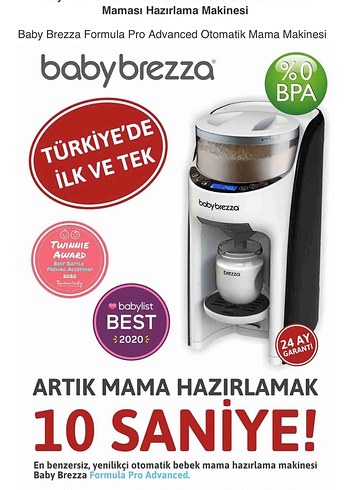 Babybrezza pro otomatik mama makinesi - Görsel 7