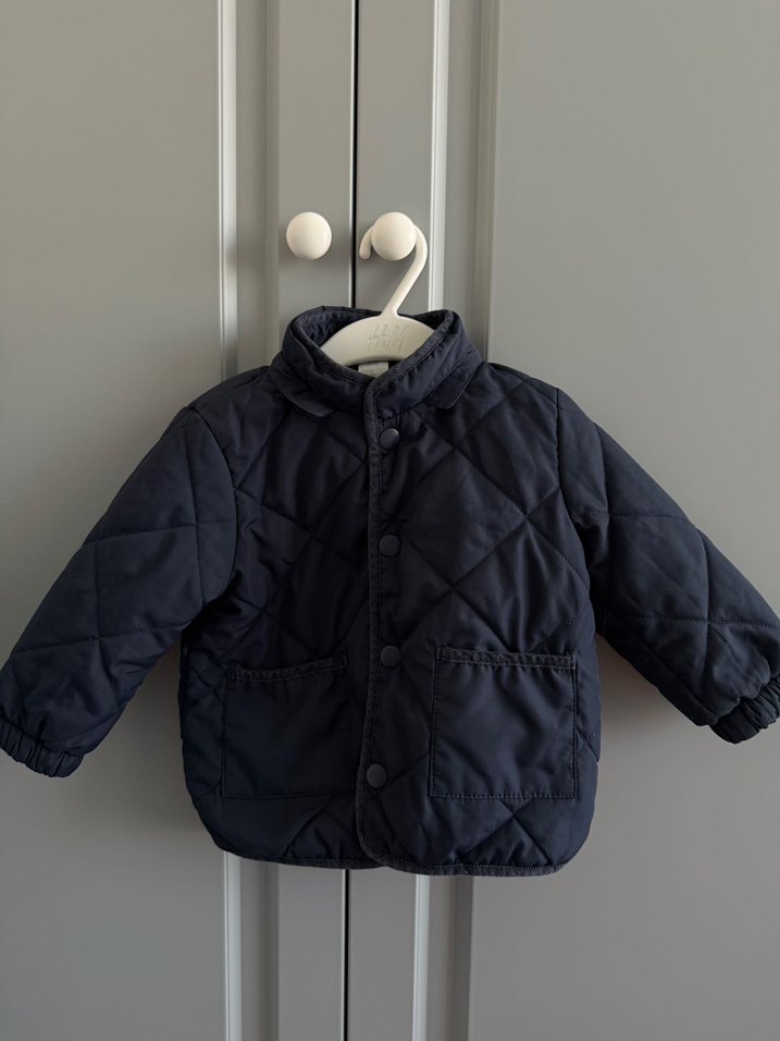 H&M Erkek Çocuk Düğmeli Kapüşonlu Mont - Görsel 4