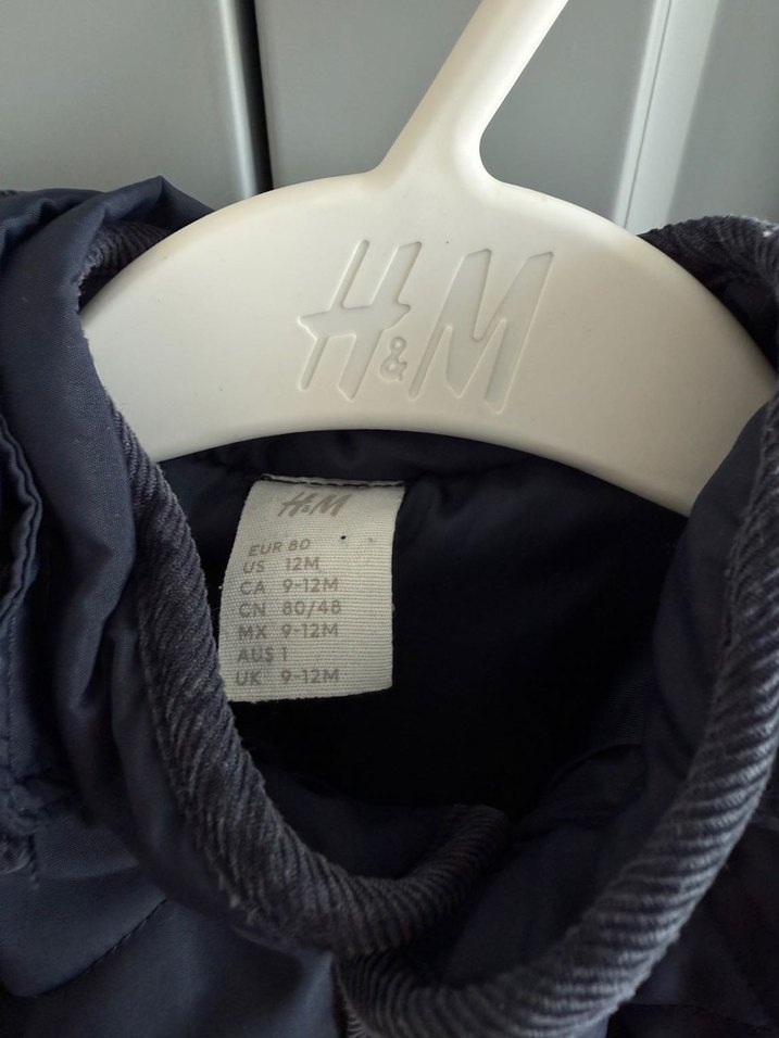 H&M Erkek Çocuk Düğmeli Kapüşonlu Mont - Görsel 3