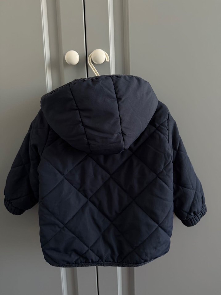 H&M Erkek Çocuk Düğmeli Kapüşonlu Mont - Görsel 2