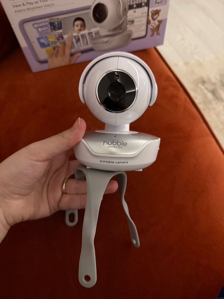 Hubble Taşınabilir Bebek Kamerası Beyaz - Görsel 4