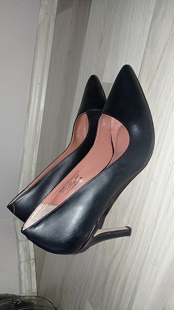 39 Beden siyah Renk İnci kadın topuklu ayakkabı 