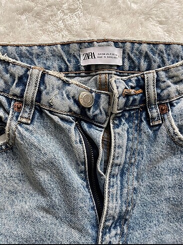 xs Beden mavi Renk Zara mom jean pantolon