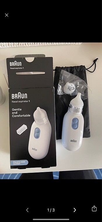 Braun bebek burun aspiratörü
