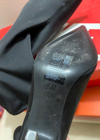H&M Siyah H&M Stiletto Topuklu Kadın Bot