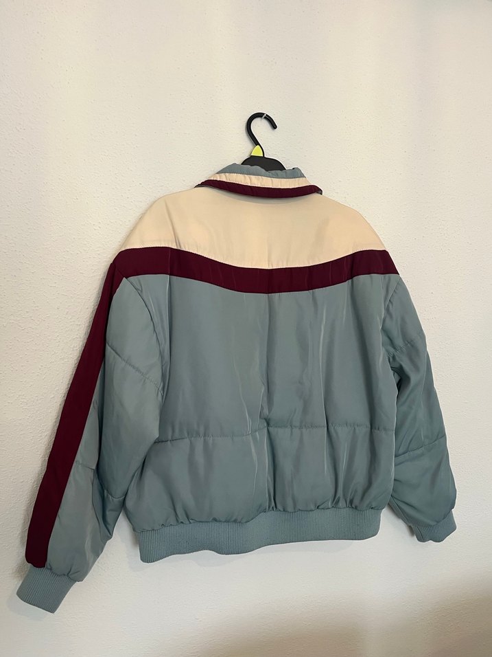 Gri Düğmeli Midi Street Wear Kadın Ceket - Görsel 3