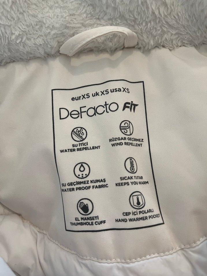 Beyaz Fermuarlı Kadın Ceket - Görsel 2