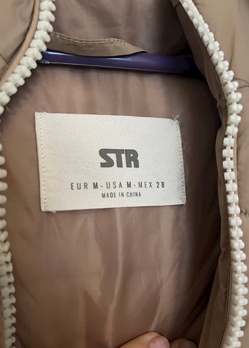 Bej Rahat Kesim Kadın Kışlık Mont - Görsel 2