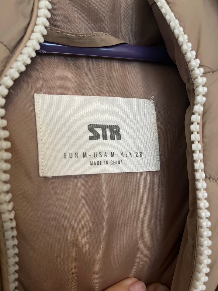 Bej Rahat Kesim Kadın Kışlık Mont - Görsel 2