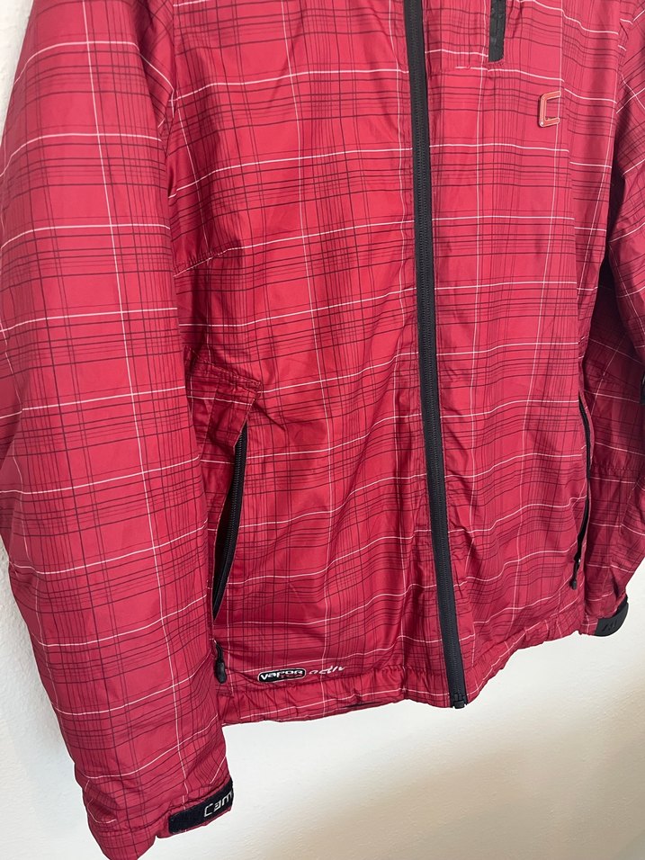 Kırmızı Fermuarlı Kapüşonlu Kiz cocuk Kışlık Ceket - Görsel 2