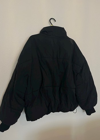 zara Siyah Fermuarlı Kadın Kışlık Ceket - Görsel 3