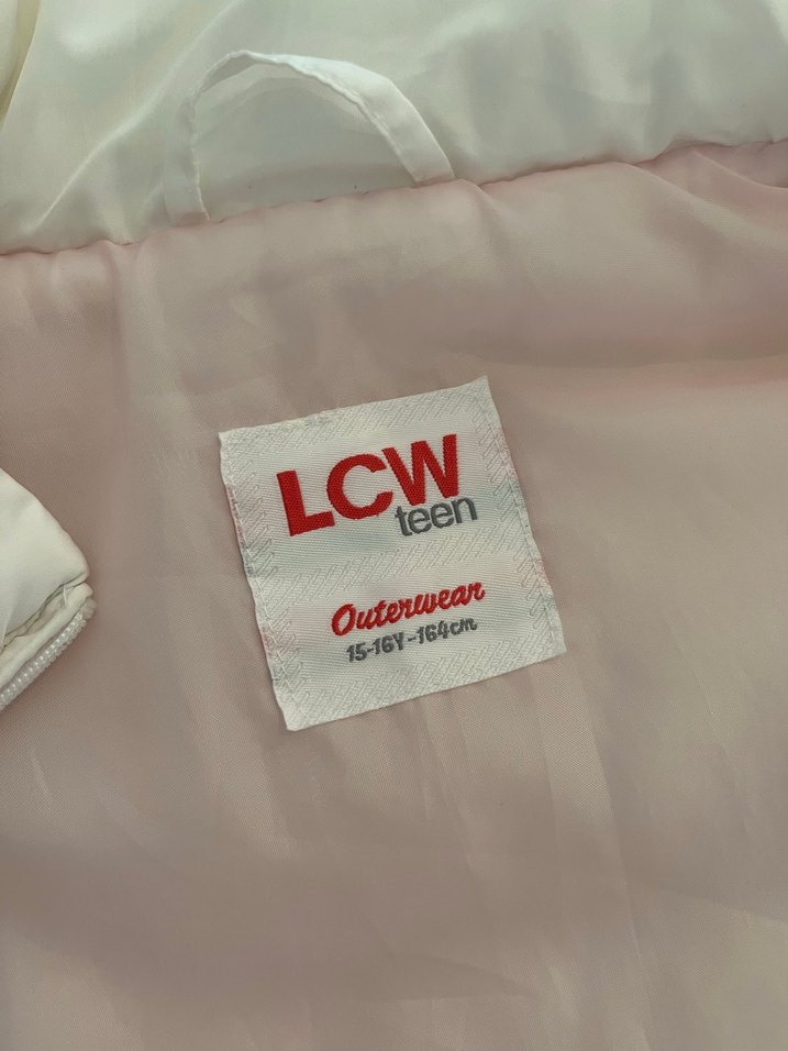 Beyaz Fermuarlı Kiz cocuk Yelek - Görsel 3