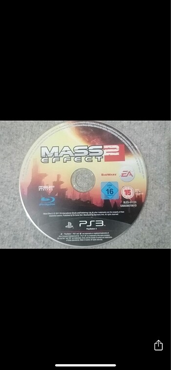 Mass Effect 2 PS3 Orijinal Oyun