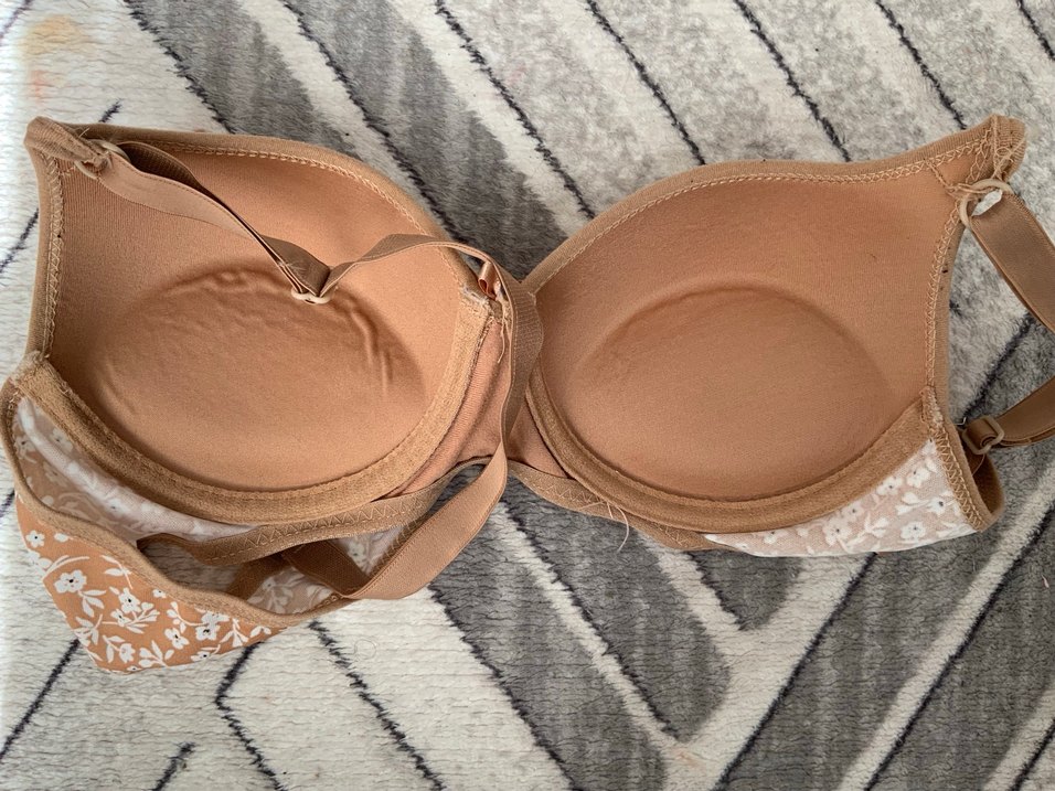 Bej Çiçek Desenli Bohem Sütyen - Görsel 2