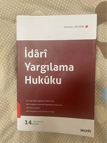 İdari yargılama hukuku Ramazan Çağlayan