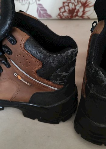 Kahverengi Bağcıklı Erkek Biker Bot - Görsel 6