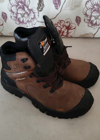 Kahverengi Bağcıklı Erkek Biker Bot - Görsel 2