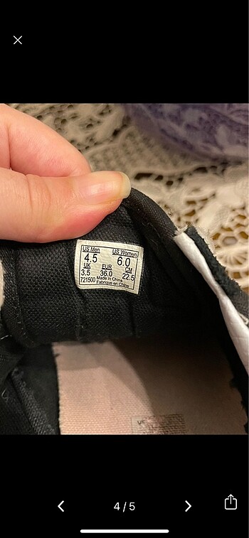 36 Beden siyah Renk Temiz vans